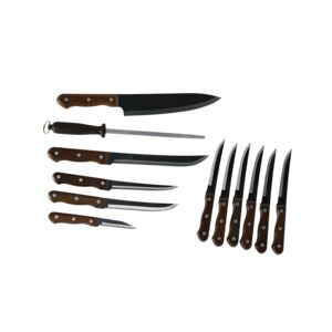 KNIFE SET 13PCS CUTLERY/STEAK W/BLOCK KNIFE SET 13PCS CUTLERY/STEAK W/BLOCK